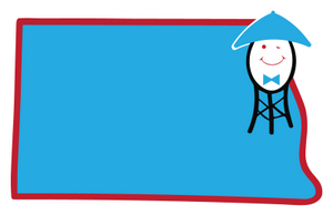 Smiley state B sticker