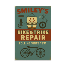 Smiley Bike Trike Repair ART PRINT