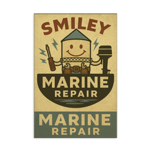 Smiley Marine Repair ART PRINT