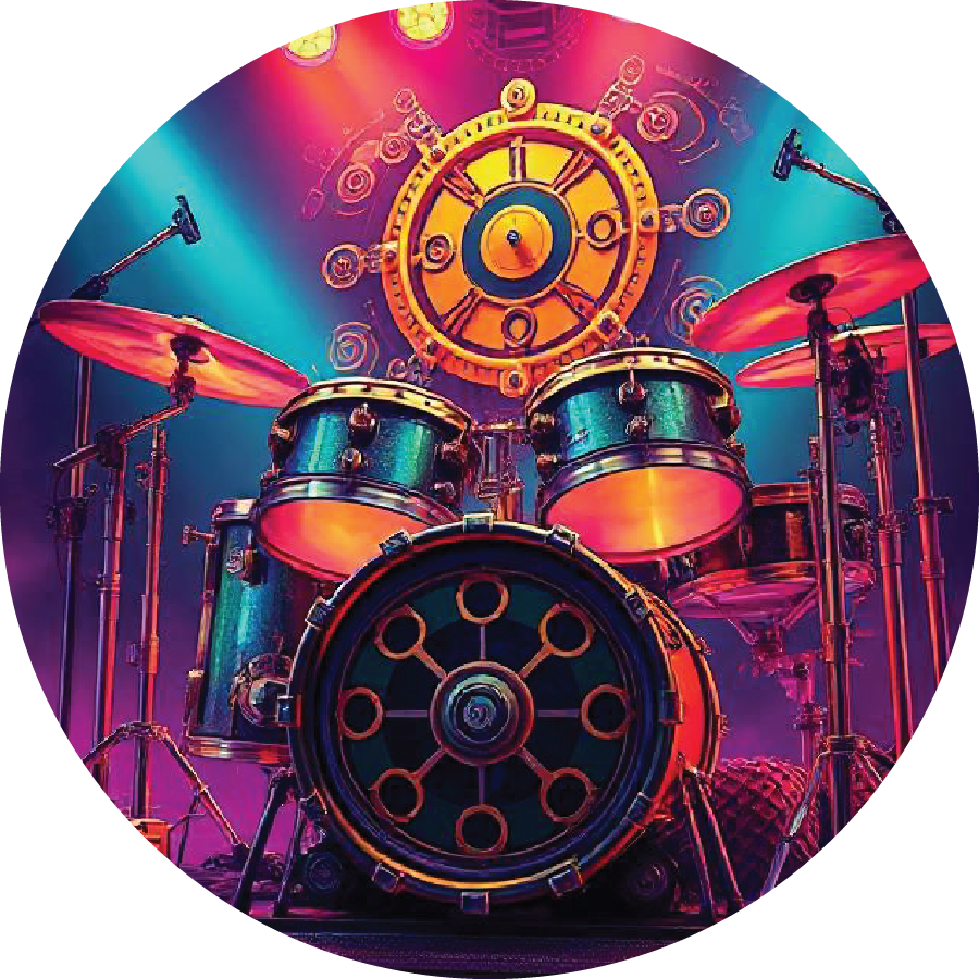 Drum Steampunk 2in