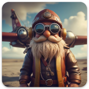 Steampunk Gnome Fighter Pilot02 | 3x3