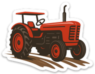 Tractor RED sticker