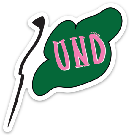 Flag UND pink