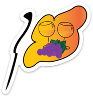 Flag WINE sticker