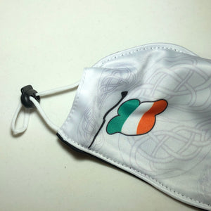 Irish Flag Mask | one flag on white
