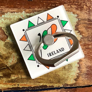 Ireland Flag Acrylic Phone Ring