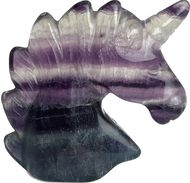 Clear 3x3 Fluorite Unicorn