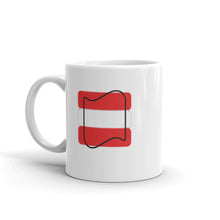 Austria Flag Scuffed Edges | Mug
