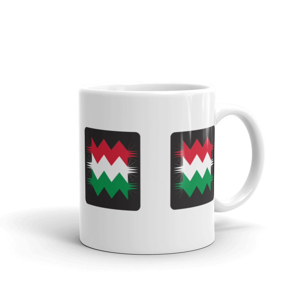 Hungary Flag Retro 02 All Around | Mug