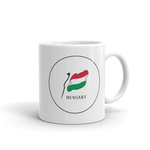 Hungary Flag Circle | Mug