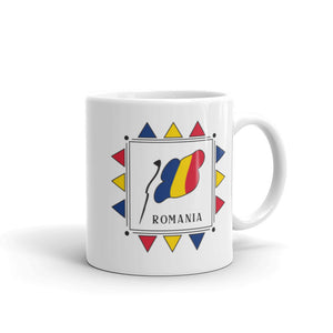 Romania Flag Square | Mug