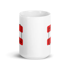 Austria Flag Scuffed Edges | Mug