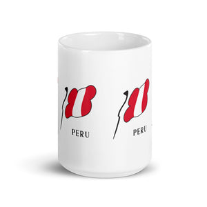 Peru Flags All Around | Mug