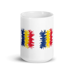 Romania Flag Electric 01 All Around | Mug