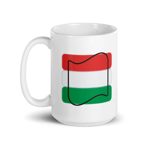 Hungary Flag Scuffed Edges | 01