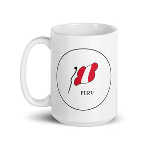 Peru Flag Circle | Mug