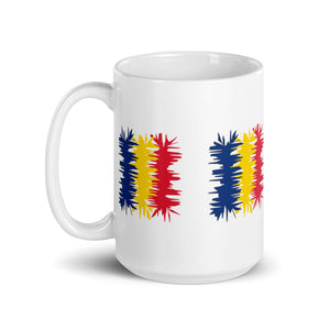Romania Flag Electric 01 All Around | Mug