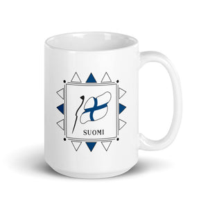 Suomi Flag Square | Mug