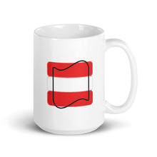 Austria Flag Scuffed Edges | Mug