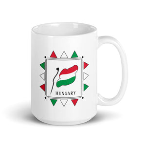 Hungary Flag Square | Mug