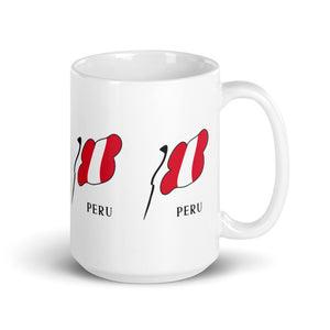 Peru Flags All Around | Mug